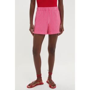TUCKERNUCK Pink and Red Stripe Pique Wyatt Shorts Size XL NWT